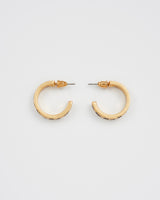 Nightshade Gold Hoop Earrings