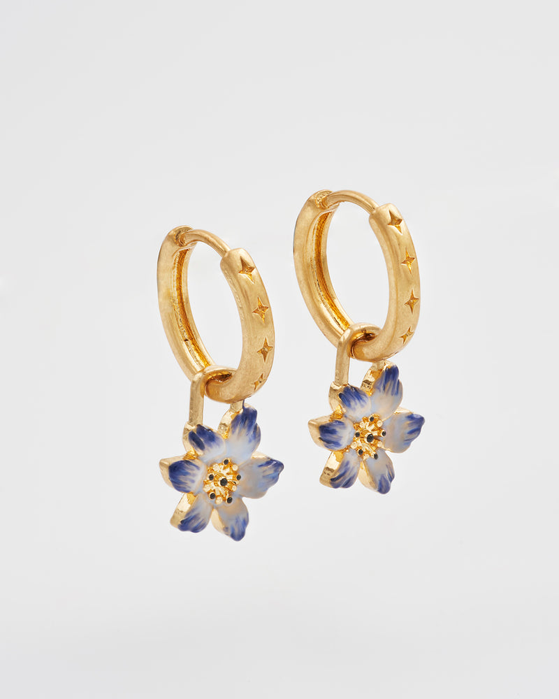 Nightshade Gold Huggie Earrings