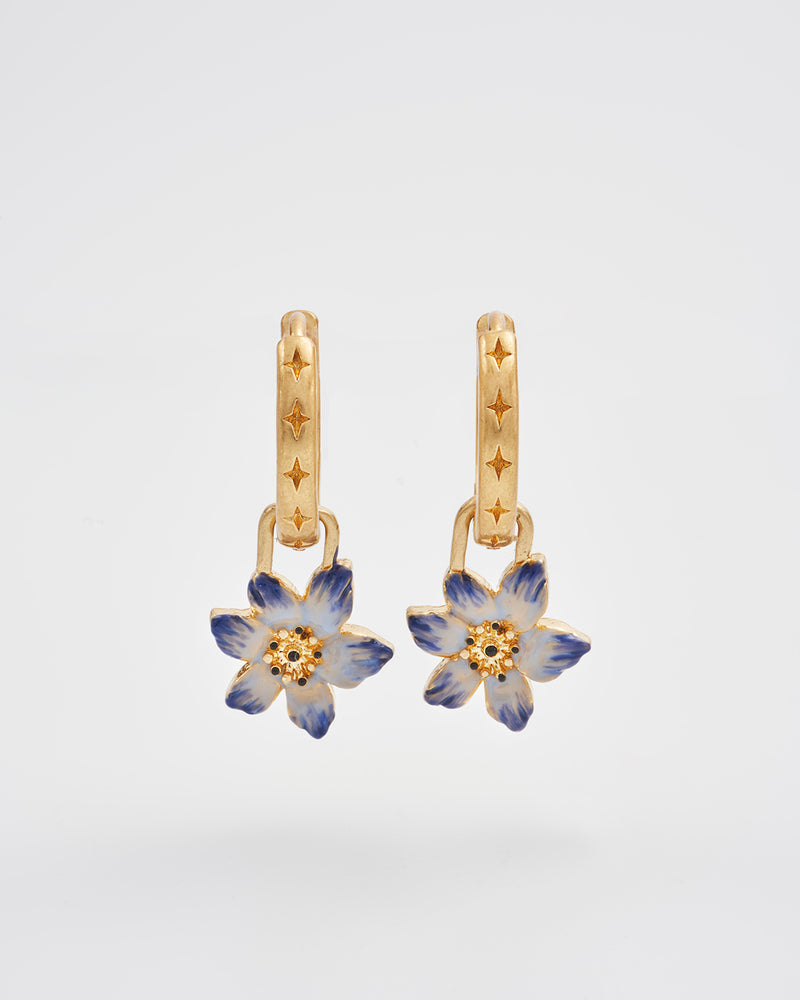 Nightshade Gold Huggie Earrings