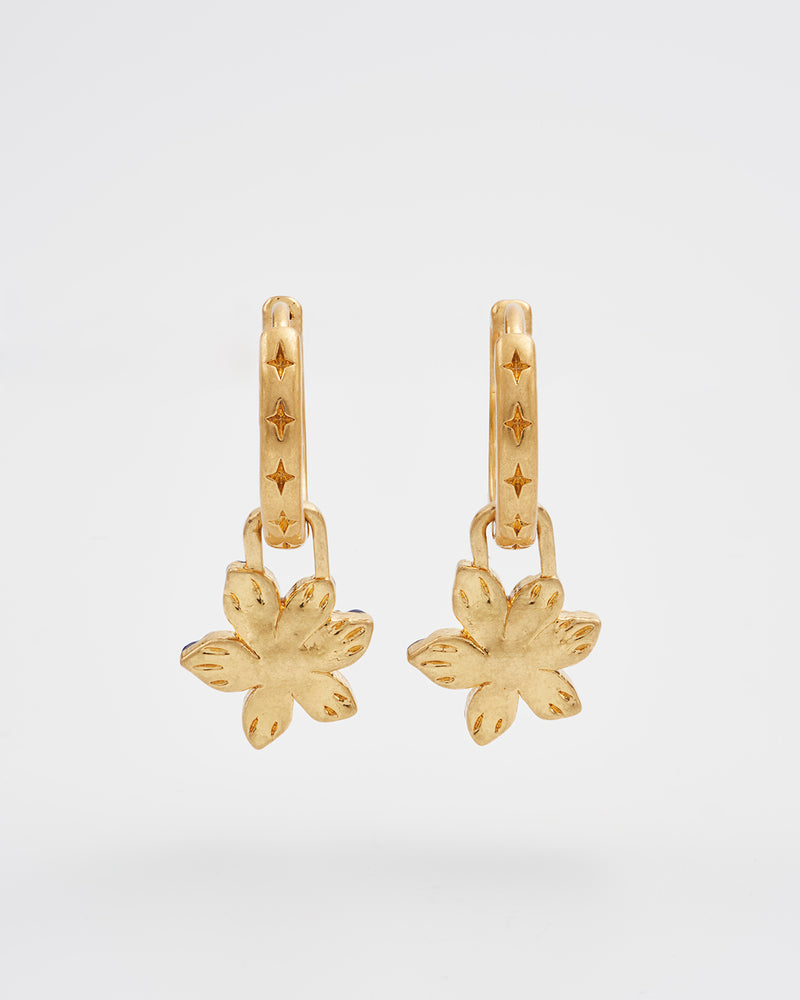 Nightshade Gold Huggie Earrings