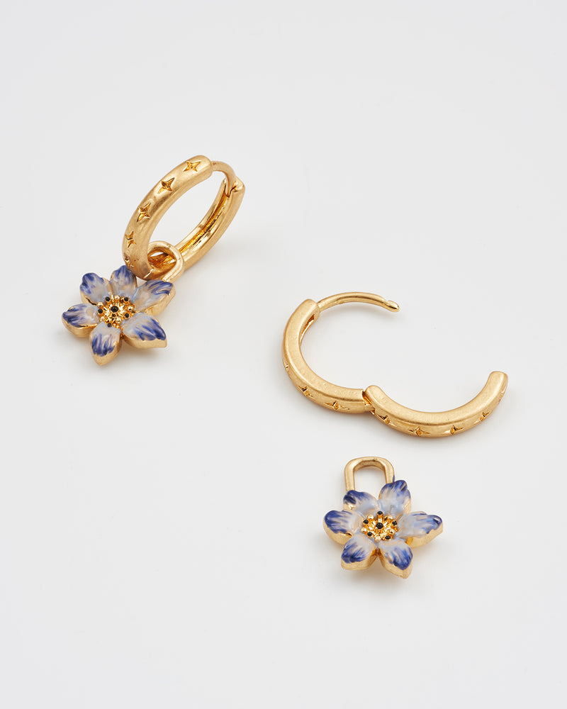 Nightshade Gold Huggie Earrings