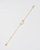 Nightshade Moon Gold Chain Bracelet