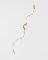 Nightshade Moon Gold Chain Bracelet