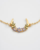 Nightshade Moon Gold Chain Bracelet