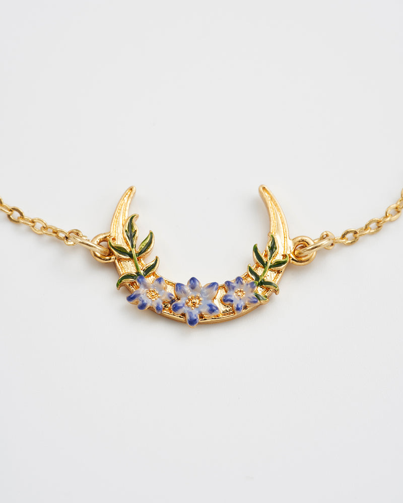 Nightshade Moon Gold Chain Bracelet