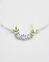 Nightshade Moon Silver Chain Bracelet