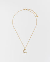 Nightshade Moon Gold Chain Necklace