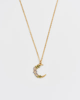 Nightshade Moon Gold Chain Necklace