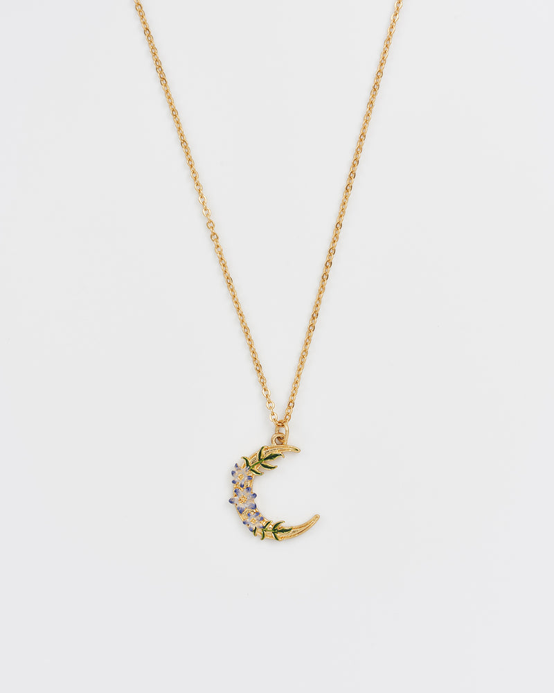 Nightshade Moon Gold Chain Necklace