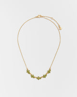 Oak Leaf Gold Choker Necklace