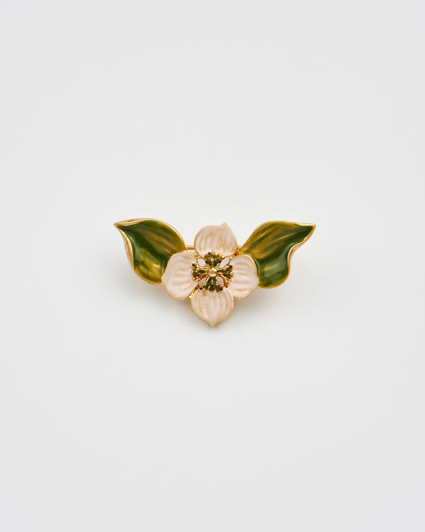 Poppy Anemone Enamel Brooch