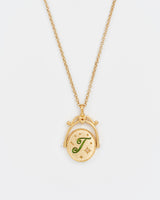 J Initial Jasmine Gold Spinner Chain Necklace