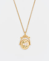 J Initial Jasmine Gold Spinner Chain Necklace