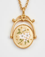 J Initial Jasmine Gold Spinner Chain Necklace