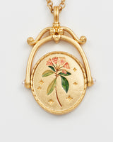 K Initial Kalmia Gold Spinner Chain Necklace