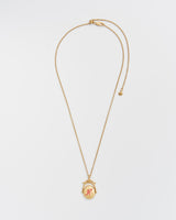 K Initial Kalmia Gold Spinner Chain Necklace