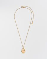 T Initial Tulip Gold Spinner Chain Necklace