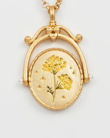 Y Initial Yarrow Gold Spinner Chain Necklace