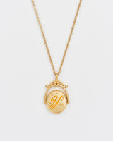 Y Initial Yarrow Gold Spinner Chain Necklace