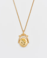 Y Initial Yarrow Gold Spinner Chain Necklace