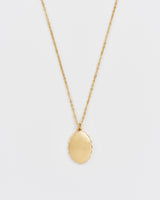 Vintage Roses Gold Framed Chain Necklace