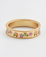 Folksy Floral Gold Ring