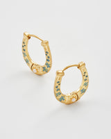Horseshoe Hoop Earrings
