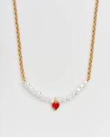 Heart Pearl Necklace