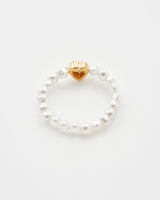 Heart Pearl Ring