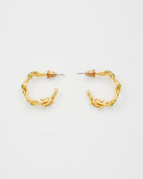Wildflower Garden Hoop Earrings