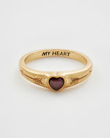 Heart Signet Ring