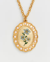 Forget Me Not Cameo Necklace
