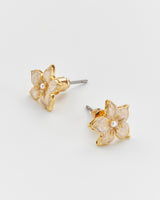 Jasmine Pearl Stud Earrings