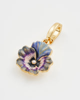 Gold Pansy Charm