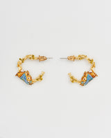 Fable England x Peter Rabbit Jumping Clover Hoop Earrings
