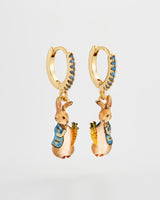 Fable England x Peter Rabbit Carrot Charm Huggie Earrings
