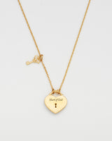 Eve Heart Lock & Key Necklace