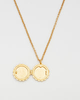 Ivy Blossom Locket Necklace