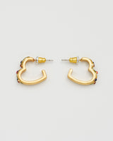 Orla Hedgerow Heart Hoop Earrings