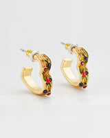 Orla Hedgerow Heart Hoop Earrings