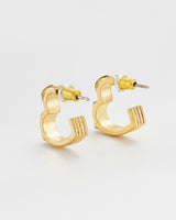 Orla Hedgerow Heart Hoop Earrings