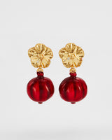Blossom & Pomegranate Drop Earrings