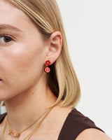 Blossom & Pomegranate Drop Earrings