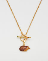 Ladybird and Hedgehog Toggle Necklace