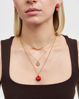 Pomegranate Locket Necklace