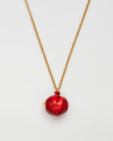 Pomegranate Locket Necklace