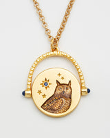 Owl Spinner Necklace