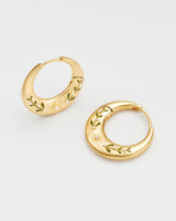 Niva Mistletoe Hoop Earrings