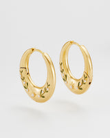 Niva Mistletoe Hoop Earrings