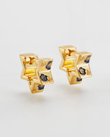 Larkspur Huggie Earrings